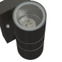 Luces de Pared Exteriores con Sensor 2 pcs acero inoxidable negro IP44 | Foro24.es | Tu tienda online para hogar, jardín y más Foro24.es