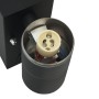 Luces de Pared Exteriores con Sensor 2 pcs acero inoxidable negro IP44 | Foro24.es | Tu tienda online para hogar, jardín y más Foro24.es