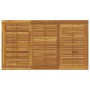 Mesa de Comedor Exterior Gris 140x80x75 cm Acero y Madera Sólida de Acacia von , Gartentische - Ref: Foro24-4010594, Preis: 1...