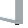 Mesa de Comedor Exterior Gris 140x80x75 cm Acero y Madera Sólida de Acacia von , Gartentische - Ref: Foro24-4010602, Preis: 1...