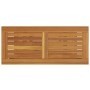 Mesa Exterior Natural y Negra 35x80x75 cm Madera Maciza y Acero von , Gartentische - Ref: Foro24-4010606, Preis: 95,65 €, Rab...