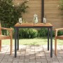 Mesa de Jardín 90x90x75 cm de Madera Maciza de Acacia y Metal von , Gartentische - Ref: Foro24-4010610, Preis: 142,16 €, Raba...