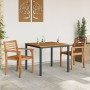 Mesa de Jardín 90x90x75 cm de Madera Maciza de Acacia y Metal von , Gartentische - Ref: Foro24-4010610, Preis: 142,16 €, Raba...