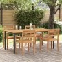 Mesa de Jardín  180x90x75 cm de Madera de Acacia Sólida y Metal | Foro24.es | Tu tienda online para hogar, jardín y más Foro24.es
