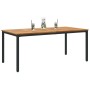 Mesa de Jardín  180x90x75 cm de Madera de Acacia Sólida y Metal | Foro24.es | Tu tienda online para hogar, jardín y más Foro24.es