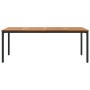 Mesa de Jardín 200x90x75 cm de Madera de Acacia Sólida y Metal by , Garden tables - Ref: Foro24-4010613, Price: 252,02 €, Dis...