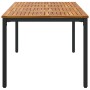 Mesa de Jardín 200x90x75 cm de Madera de Acacia Sólida y Metal by , Garden tables - Ref: Foro24-4010613, Price: 252,02 €, Dis...
