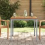 Mesa de Jardín 90x90x75 cm de Madera de Acacia Sólida y Metal by , Garden tables - Ref: Foro24-4010614, Price: 142,16 €, Disc...
