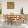 Mesa de Jardín 150x90x75 cm de Madera de Acacia Sólida y Metal by , Garden tables - Ref: Foro24-4010615, Price: 196,78 €, Dis...