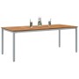 Mesa de Jardín 200x90x75 cm de Madera Maciza de Acacia y Metal by , Garden tables - Ref: Foro24-4010617, Price: 250,71 €, Dis...