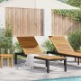 Tumbona Negra 200x55x35 cm Madera maciza de Acacia | Foro24.es | Tu tienda online para hogar, jardín y más Foro24.es