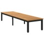 Tumbona Negra 200x55x35 cm Madera maciza de Acacia | Foro24.es | Tu tienda online para hogar, jardín y más Foro24.es