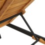 Tumbona Negra 200x55x35 cm Madera maciza de Acacia | Foro24.es | Tu tienda online para hogar, jardín y más Foro24.es
