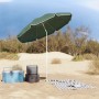 Paraguas de Playa con Polo de Metal Verde 161x193 cm de Poliéster by , Umbrellas - Ref: Foro24-4010657, Price: 21,95 €, Disco...