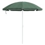 Paraguas de Playa con Polo de Metal Verde 161x193 cm de Poliéster by , Umbrellas - Ref: Foro24-4010657, Price: 21,95 €, Disco...