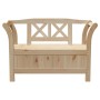 Banco de Almacenamiento para Jardín 119x76x44 cm de Madera Maciza de Pino by , garden benches - Ref: Foro24-4012181, Price: 1...