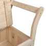 Banco de Almacenamiento para Jardín 119x76x44 cm de Madera Maciza de Pino by , garden benches - Ref: Foro24-4012181, Price: 1...