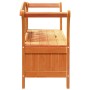 Banco de Almacenamiento de Jardín Acacia 119x76x44 cm Madera