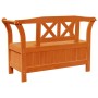 Banco de Almacenamiento de Jardín Acacia 119x76x44 cm Madera