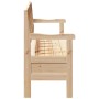 Banco de exterior 119x76x44 cm de Madera maciza de Pino von , Gartenbänke - Ref: Foro24-4012183, Preis: 122,60 €, Rabatt: %