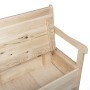 Banco de exterior 119x76x44 cm de Madera maciza de Pino von , Gartenbänke - Ref: Foro24-4012183, Preis: 122,60 €, Rabatt: %