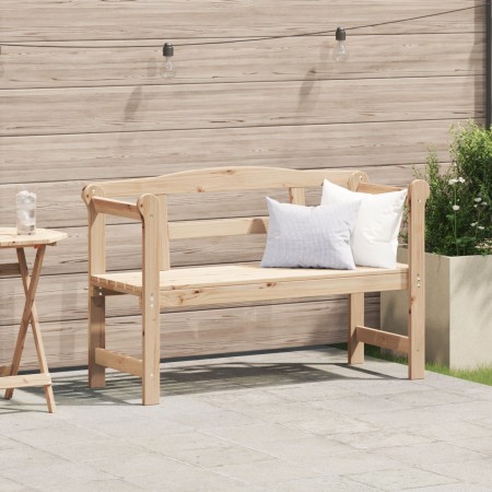 Banco de Exterior 119x76x44 cm de Madera Sólida de Pino by , garden benches - Ref: Foro24-4012185, Price: 72,14 €, Discount: %