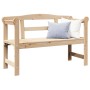Banco de Exterior 119x76x44 cm de Madera Sólida de Pino by , garden benches - Ref: Foro24-4012185, Price: 72,14 €, Discount: %