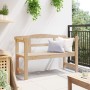 Banco de Exterior 119x76x44 cm de Madera Sólida de Pino by , garden benches - Ref: Foro24-4012185, Price: 72,14 €, Discount: %