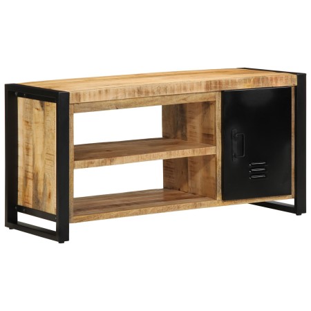 Banco para Zapatos 100x40x50 cm Madera Maciza Rugosa de Mango | Foro24.es | Tu tienda online para hogar, jardín y más Foro24.es