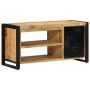 Banco para Zapatos 100x40x50 cm Madera Maciza Rugosa de Mango | Foro24.es | Tu tienda online para hogar, jardín y más Foro24.es