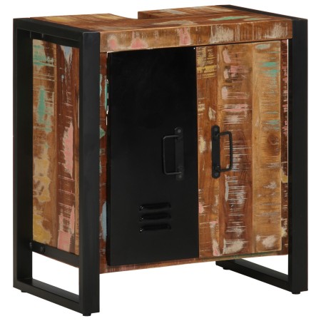 Armario de Baño Multicolor 55x35x60 cm Madera Maciza Reciclada | Foro24.es | Tu tienda online para hogar, jardín y más Foro24.es