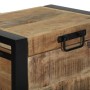 Cajas de almacenamiento  40x30x30cm de Madera maciza de Mango y Metal | Foro24.es | Tu tienda online para hogar, jardín y más Foro24.es