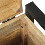Cajas de almacenamiento  40x30x30cm de Madera maciza de Mango y Metal | Foro24.es | Tu tienda online para hogar, jardín y más Foro24.es