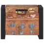 Baúl de Almacenamiento 40x30x30cm de Madera Maciza Recuperada y Metal | Foro24.es | Tu tienda online para hogar, jardín y más Foro24.es