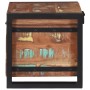 Baúl de Almacenamiento 40x30x30cm de Madera Maciza Recuperada y Metal | Foro24.es | Tu tienda online para hogar, jardín y más Foro24.es