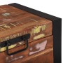 Baúl de Almacenamiento 40x30x30cm de Madera Maciza Recuperada y Metal | Foro24.es | Tu tienda online para hogar, jardín y más Foro24.es