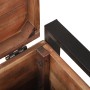 Baúl de Almacenamiento 40x30x30cm de Madera Maciza Recuperada y Metal | Foro24.es | Tu tienda online para hogar, jardín y más Foro24.es