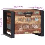 Baúl de Almacenamiento 40x30x30cm de Madera Maciza Recuperada y Metal | Foro24.es | Tu tienda online para hogar, jardín y más Foro24.es