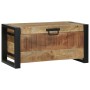 Baú de Almacenamiento 60x30x30cm de Madera Maciza de Mango y Metal von , Aufbewahrungskisten - Ref: Foro24-4015971, Preis: 10...