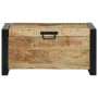 Baú de Almacenamiento 60x30x30cm de Madera Maciza de Mango y Metal von , Aufbewahrungskisten - Ref: Foro24-4015971, Preis: 10...