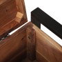 baúl de almacenamiento 60x30x30cm Madera reciclada y Metal de , Baúles de almacenamiento - Ref: Foro24-4015972, Precio: 106,4...