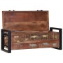 Baúles de Almacenamiento 80x30x30cm de Madera Maciza Recuperada y Metal by , Storage trunks - Ref: Foro24-4015974, Price: 123...