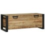 Cajas de Almacenamiento 80x30x30cm de Madera Maciza de Mango y Metal by , Storage trunks - Ref: Foro24-4015973, Price: 138,06...