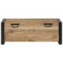 Cajas de Almacenamiento 80x30x30cm de Madera Maciza de Mango y Metal by , Storage trunks - Ref: Foro24-4015973, Price: 138,06...