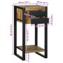 Soporte para Teléfono 40x40x80 cm de Madera Maciza de Mango | Foro24.es | Tu tienda online para hogar, jardín y más Foro24.es