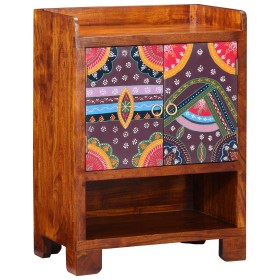 Armario para zapatos 55x35x75 cm de madera maciza