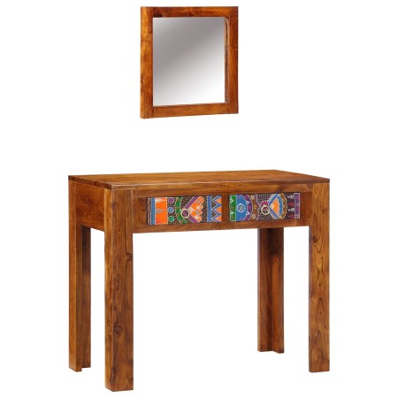 Tocador con Espejo Marrón Madera Maciza de Acacia | Foro24.es | Tu tienda online para hogar, jardín y más Foro24.es