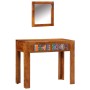 Tocador con Espejo Marrón Madera Maciza de Acacia de , Tocadores para dormitorios - Ref: Foro24-4016522, Precio: 198,45 €