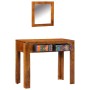 Tocador con Espejo Marrón Madera Maciza de Acacia de , Tocadores para dormitorios - Ref: Foro24-4016522, Precio: 198,45 €