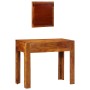 Tocador con Espejo Marrón Madera Maciza de Acacia de , Tocadores para dormitorios - Ref: Foro24-4016522, Precio: 198,45 €